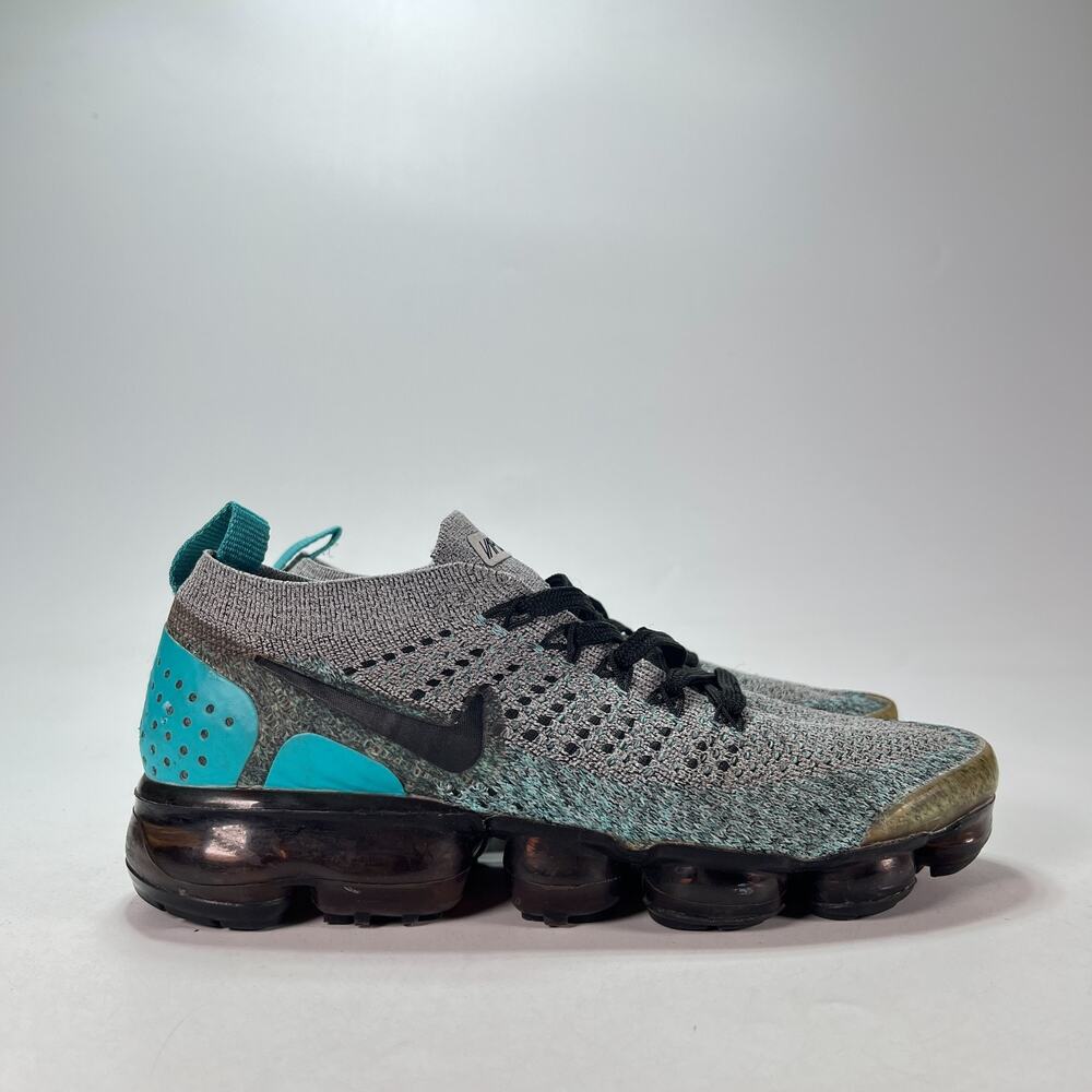 Nike Air VaporMax Flyknit 2 Dusty Cactus Hyper Jade Running Shoes Women's Sz 6.5